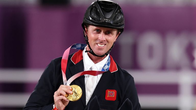 Ben Maher held his nerve to claim gold in the individual showjumping