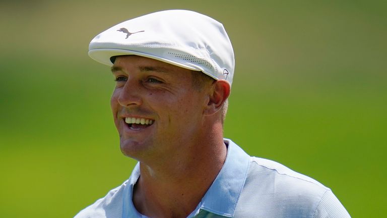 DeChambeau found water at the 12th and 13th