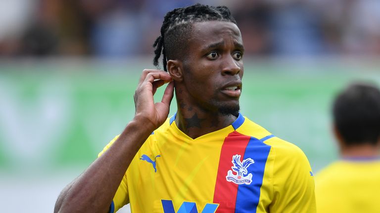 Wilfried Zaha has continually been linked with a move away from Crystal Palace