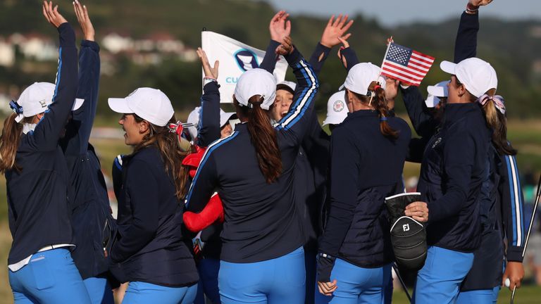 Curtis Cup 21 Great Britain And Ireland Level With Team Usa Heading Into Final Day Singles Golf News Sky Sports