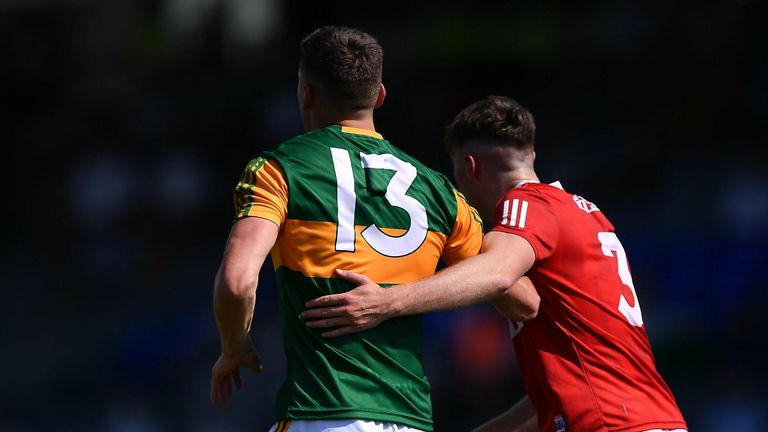 Clifford was tightly marked by Seán Meehan