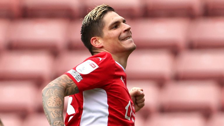 Dominik Frieser scored the only goal of the game at Oakwell