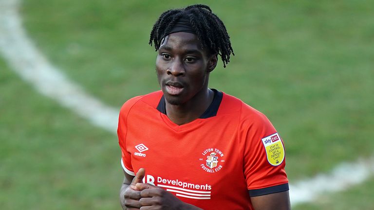 Luton Town's Elijah Adebayo