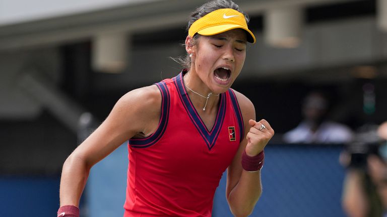 Emma Radocano vstoupila do druhého kola US Open s ohromujícím vítězstvím (Darren Carroll/USTA)