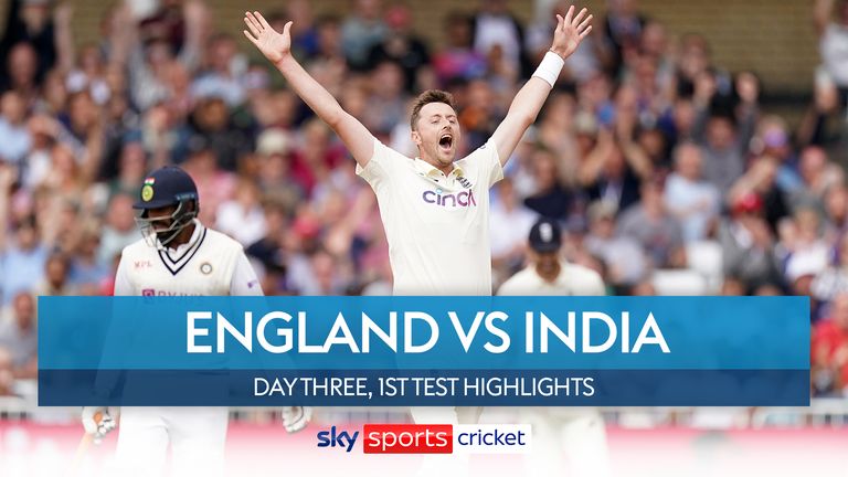England v India Day three 