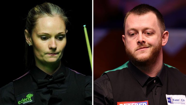 Reanne Evans and Mark Allen will face off for the first time professionally at the British Open