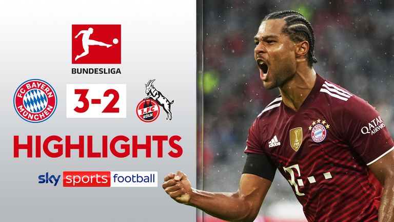 Highlights of the Bundesliga match between Bayern Munich and FC Koln.