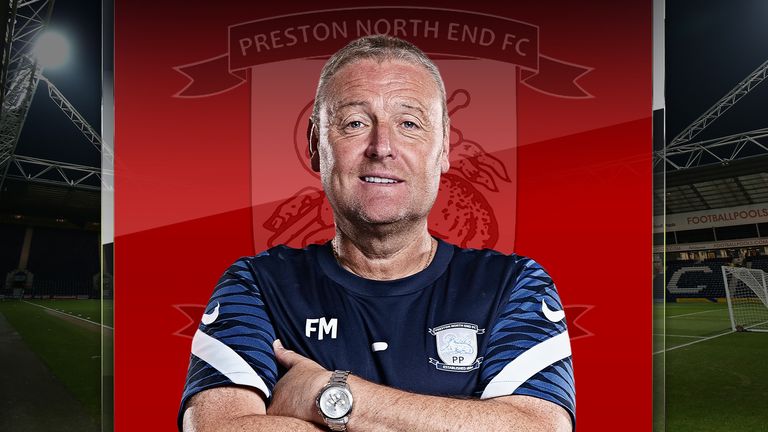 Preston North End manager Frankie McAvoy