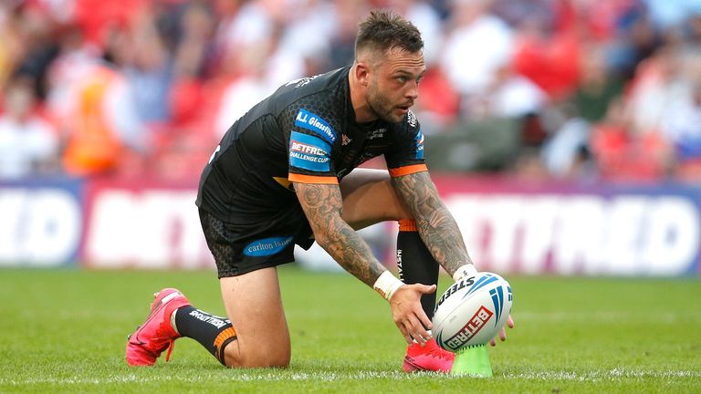 Picture by Ed Sykes/SWpix.com - 17/07/2021 - Rugby League - Betfred Challenge Cup Final - Castleford Tigers v St Helens - Wembley Stadium, London, England - Castleford Tigers' Gareth O'Brien