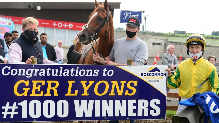 Offiah gave Ger Lyons his 1000th career winner on Monday