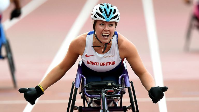 Hannah Cockroft will look to defend her T34 100m and 800m titles in Tokyo