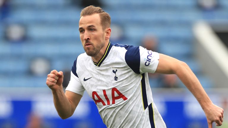 Manchester City target Harry Kane is contracted to Tottenham until 2024
