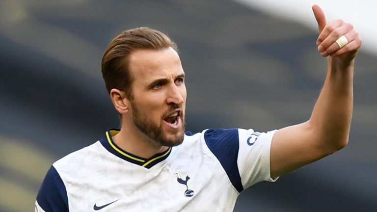 L'attaquant de Tottenham Harry Kane (PA)