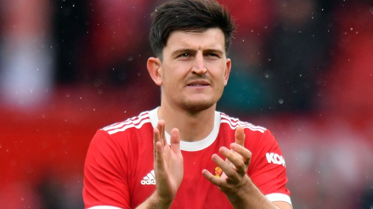 Manchester United captain Harry Maguire