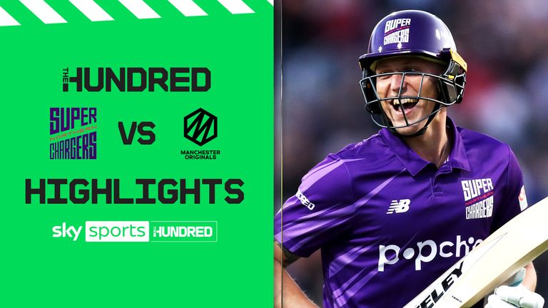 Watch highlights of the epic match where the Superchargers hit The Hundred&#39;s first ever 200 against their rivals the Originals.