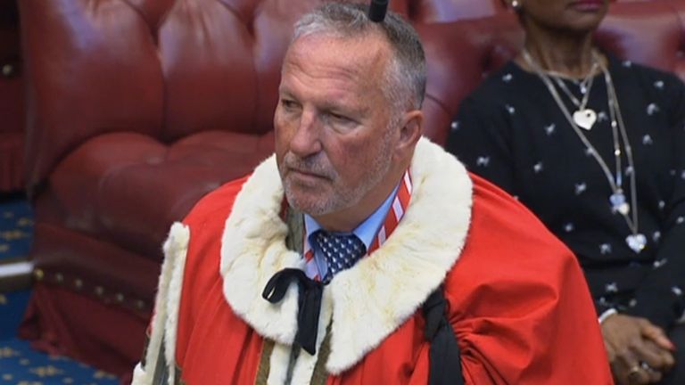 Ian Botham is a peer in the House of Lords