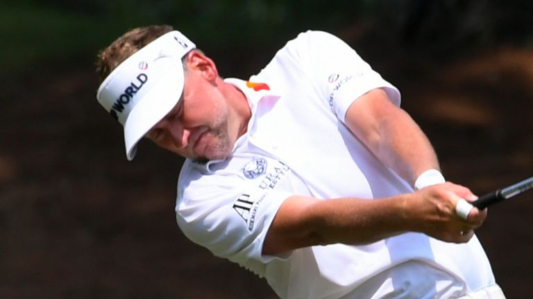Ian Poulter is just five back after a 67