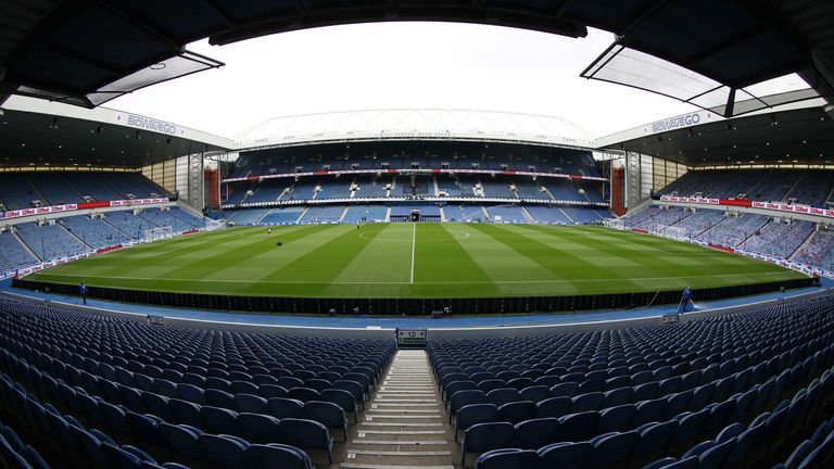 GLASGOW, SCOTLAND - AUGUST 29: A general view during a cinch Premiership match between Rangers and Celtic at Ibrox, on August 29, 2021, in Glasgow, Scotland (Photo by Alan Harvey / SNS Group)
