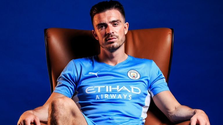 Jack Gre Grealish a rejoint Manchester City pour 100 millions de livres sterling (Crédit: Man City)