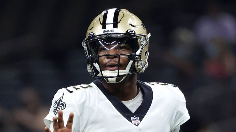 Jameis Winston looks in line to start the season at quarterback for the Saints (AP)