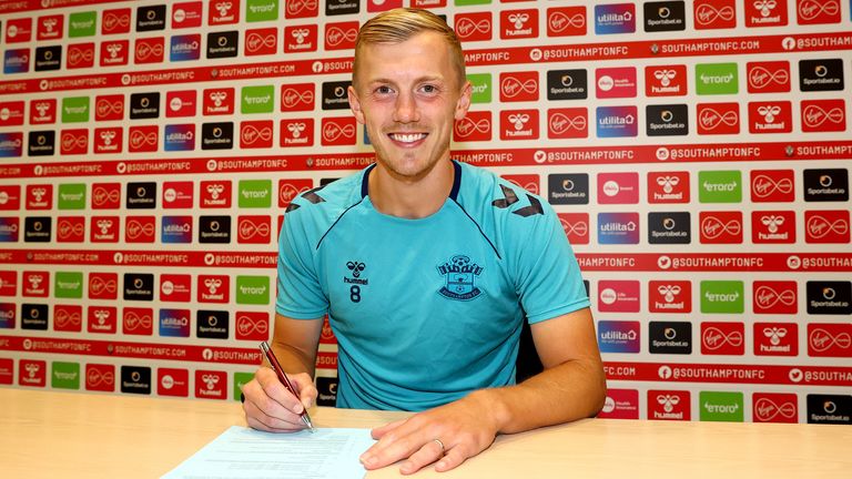 James Ward-Prowse has extended his contract at St Mary's (Credit: Southampton)