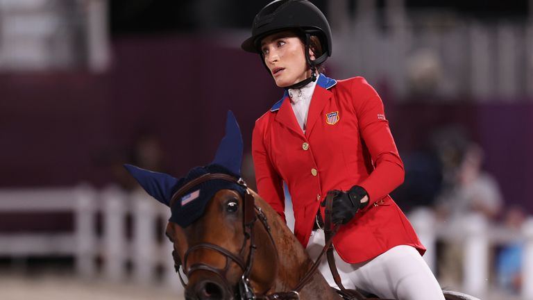 Jessica Springsteen will compete for the USA in team showjumping