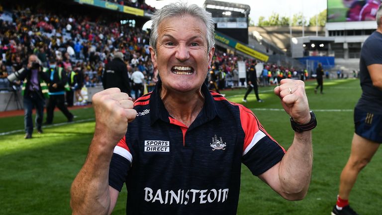 Kieran Kingston celebrates after the match