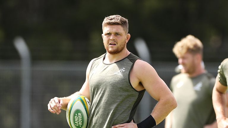 Flanker Lachie Swinton has been brought in to reinforce the Wallaby lineout