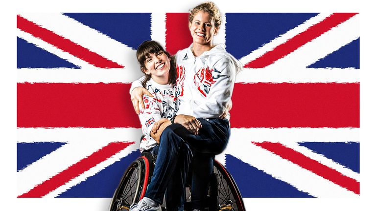 Laurie Williams and Robyn Love are team-mates and partners within the 12-strong Great Britain women's wheelchair basketball squad at the Paralympics