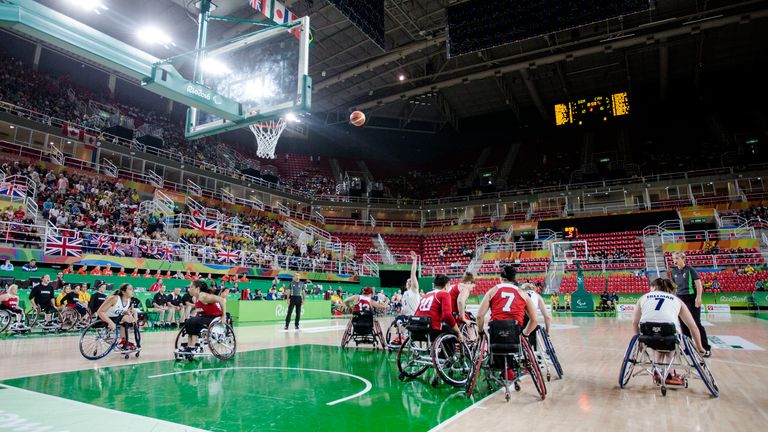 20160908 Copyright onEdition 2016©

Free for editorial use image, please credit: onEdition Wheelchair Basketball Player (Women), Laurie Williams, from Manchester, competing for ParalympicsGB at the Rio Paralympic Games 2016. September 8, 2016