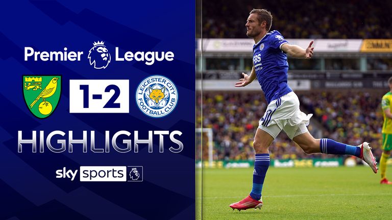 NORWICH 1-2 LEICESTER CITY