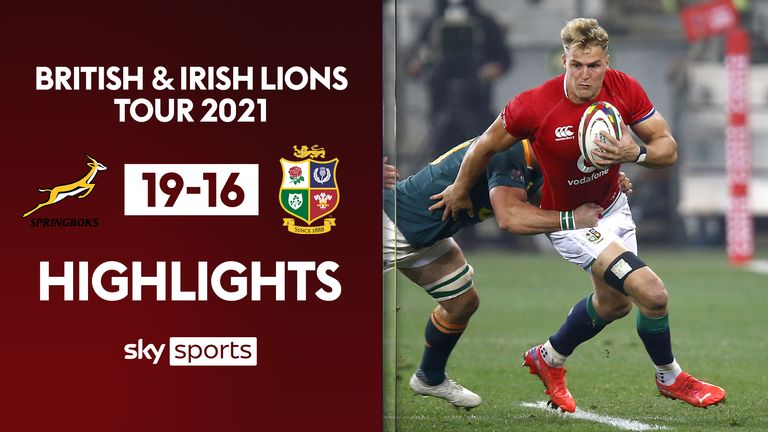 South Africa 19-16 British Lions