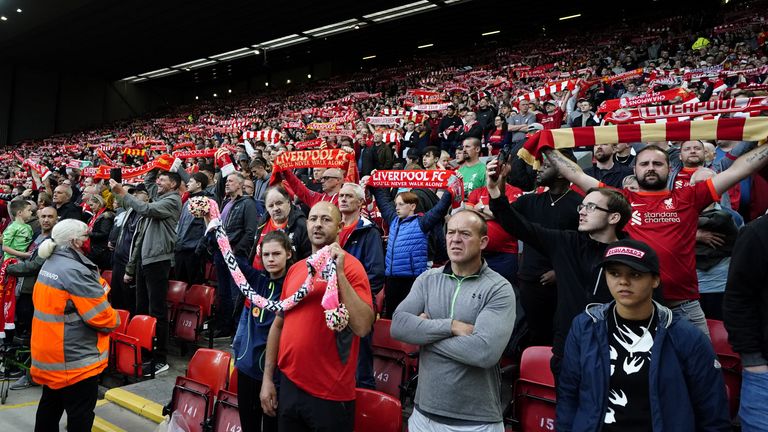 Supporters were back in numbers at Anfield for their pre-season friendly against Spanish side Osasuna 