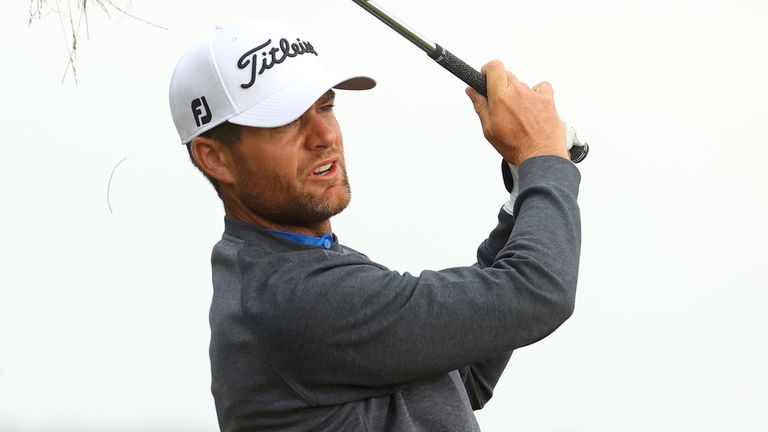 Lucas Bjerregaard in action during the Scottish Open