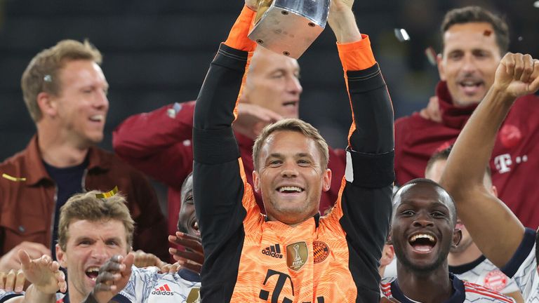 Bayern Munich lifted the German Super Cup after a 3-1 win over Borussia Dortmund