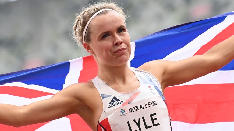 Maria Lyle secured ParalympicsGB's first athletics medal of the Games