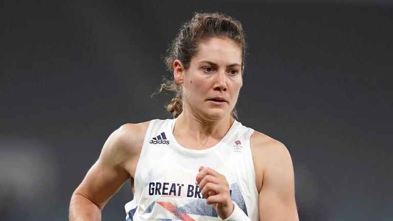 Kate French produced a stunning series of events to win gold for Great Britain in the modern pentathlon