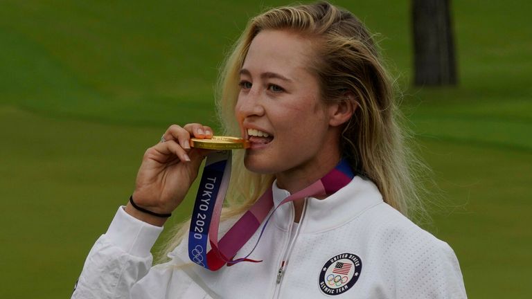 Tokyo Olympics: Nelly Korda wins golf gold for USA ahead of Japan's ...