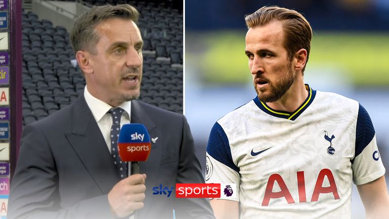 Gary Neville on Harry Kane following Spurs 1-0 win over Manchester City.