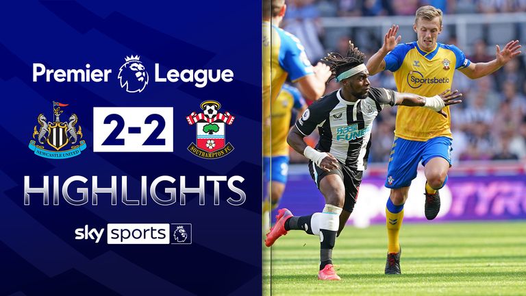 NEWCASTLE 2-2 SOUTHAMPTON