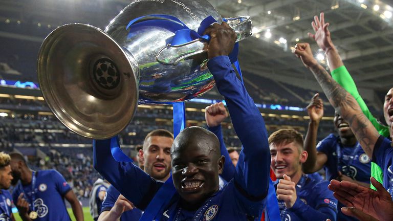 N'Golo Kante is among a cohort of Chelsea players who shone in the Champions League last season