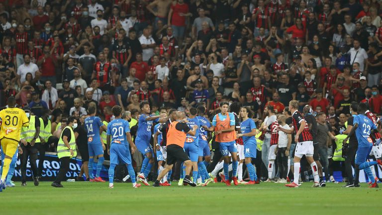 Nice docked points, Marseille handed bans for brawl which caused Ligue 1 match to be abandoned |  Football News
