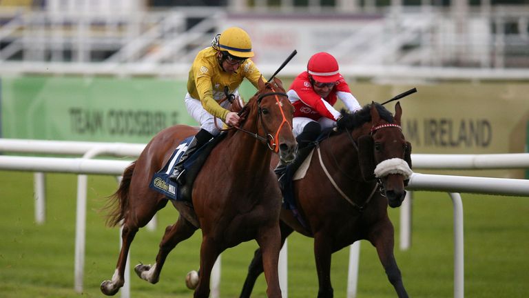 Martin Dwyer and Corbulo beat Remulate Racing&#39;s HMS President  to win at Doncaster