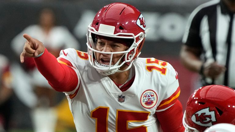 Mahomes led the Chiefs offense to No. 1 status in 2021 (AP)