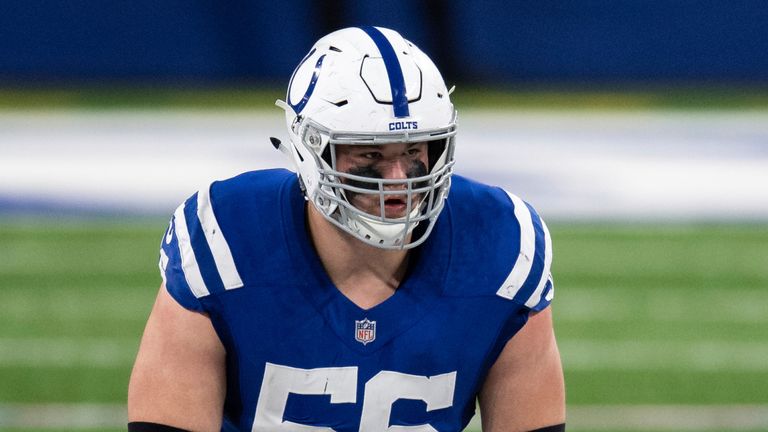 Three-time Pro Bowler Quenton Nelson faces a spell on the sidelines (AP)