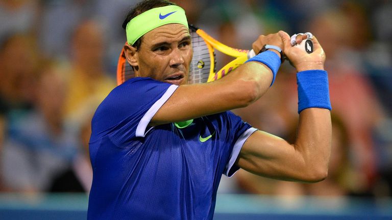 Rafael Nadal suffered a surprise defeat to Lloyd Harris in Washington last week