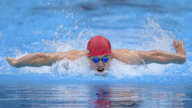 Race Dunn leva a prata nos 100m Butterfly masculino no S14