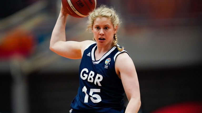 Osaka, Japan. 16th Feb, 2020. Robyn Love (GBR), February 16, 2020 - Wheelchair Basketball : Canada 60-46 Great Britain at MARUZEN INTEC ARENA OSAKA during 2020 International Women's Wheelchair Basketball Friendship Games Osaka Cup in Osaka, Japan. Credit: SportsPressJP/AFLO/Alamy Live News - Image ID: 2B00CH0