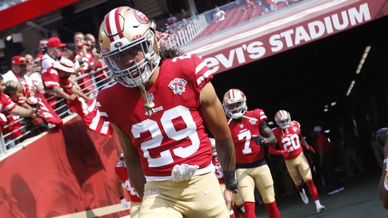 Talanoa Hufanga is fighting for a spot on the 49ers roster (Photo by Michael Zagaris/San Francisco 49ers/Getty Images) 