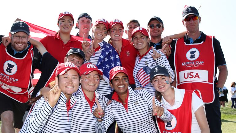 Team USA retained the Curtis Cup in Conwy